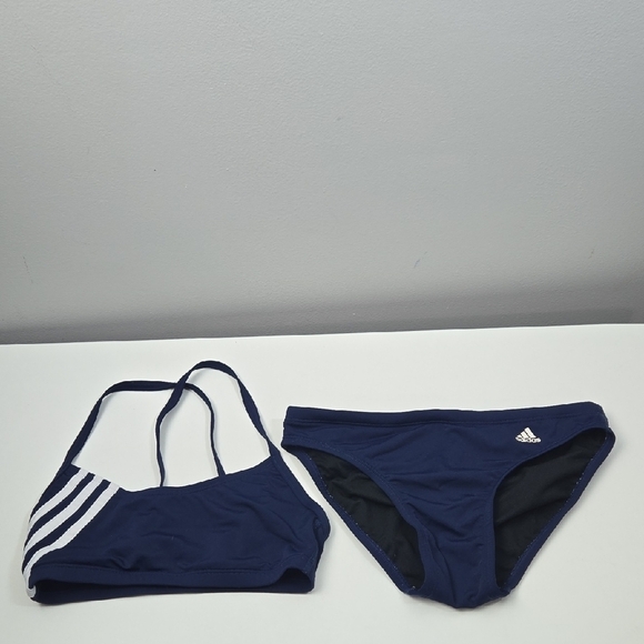 Adidas Blue Bikini Set Performance Swimwear - Picture 1 of 5
